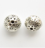 Tibetan 8.5mm Dotted Round Spacer